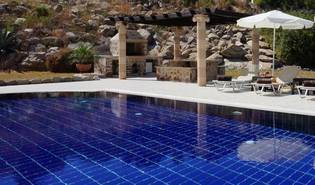 Rhodes Demetrius Luxury Private Villa Kalathos Exterior foto